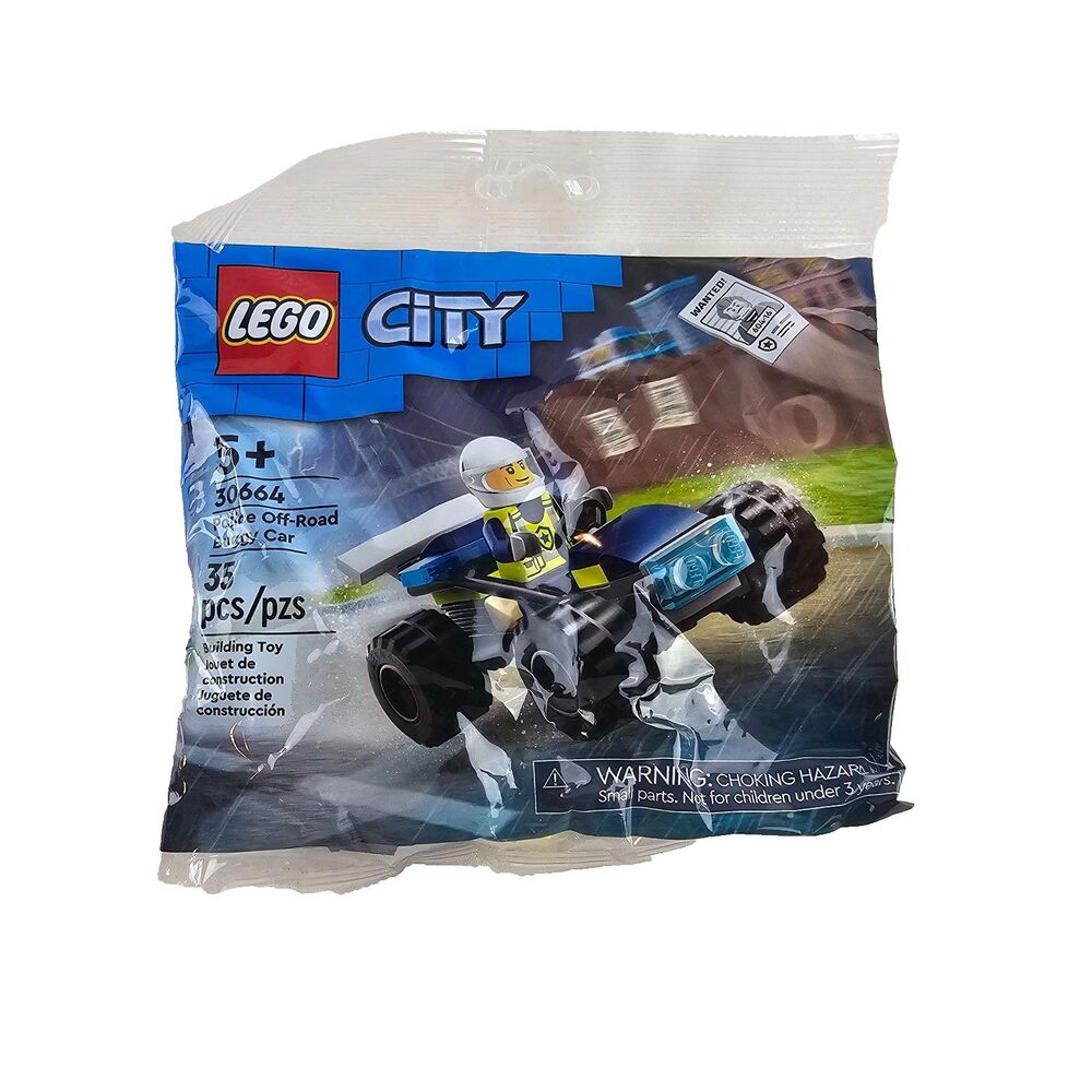 LEGO City 30664 Police Off-Road Buggy Car Polybag 35 Pieces Minifigure Sealed